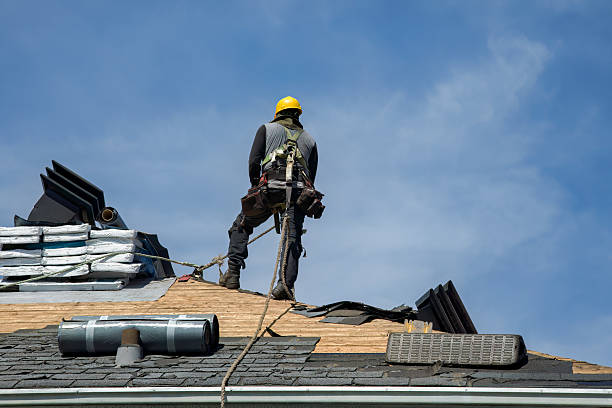 Professional Roof Replacement technician working in Silver City, IA